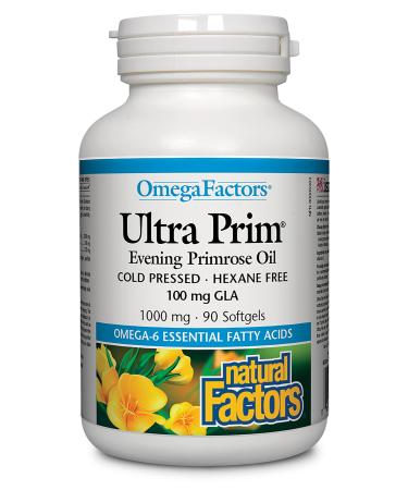 Natural Factors Ultra Prim - Evening Primrose Oil 1000 mg - 90 softgels