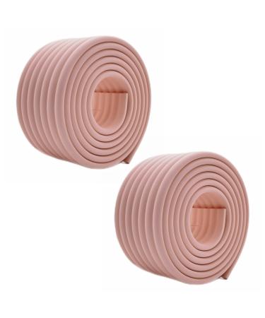 M2cbridge Multifunctional Edge and Corner Guard Coverage Baby Safety Bumper DIY (Pink (2m x 2))