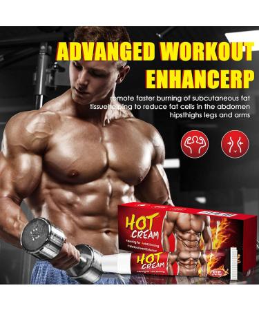 Men's Abdominal Muscle Hot Cream - Fat Burner for Weight Loss & Sweating - Tummy Muscle Toner - Buy Online on SooperMarket.com