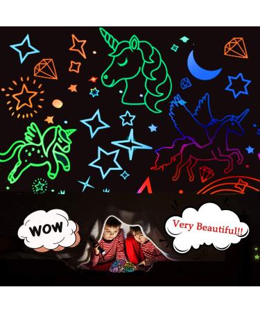 Night Light Kids Star Night Light Projector 2 in 1 Unicorn Toys for Girls 3-8 Year Old Boys Glow in the Dark Stars Unicorn Lamp&Lights Kids Girls Room Decor Christmas Birthday Gifts for 2-9 Year Old Pink - Buy Online on SooperMarket.com