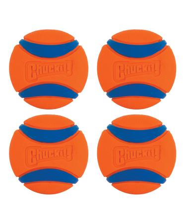 ChuckIt! Canine Hardware Medium Ultra Balls Classic 4-Pack Orange 4 Pack
