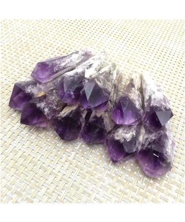 3pcs Natural Rough raw Gemstone Purple Amethyst Cluster Minerals for Teaching Crafts HOMEZHOU - Buy Online on SooperMarket.com