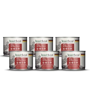 Venandi Animal - Premium wet food for cats - Chicken as monoprotein 6-pack (6 x 200 g) grain-free monoprotein