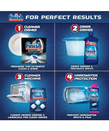 Finish Hard Water Booster Powder - Lemon Sparkle 14oz - Buy Online on SooperMarket.com