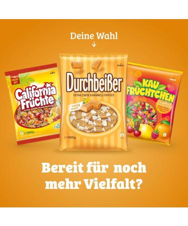 Buy Durchbeisser Caramel Toffees 1kg - Extra Tender Caramel Candies | International Shipping Available - Buy Online on SooperMarket.com