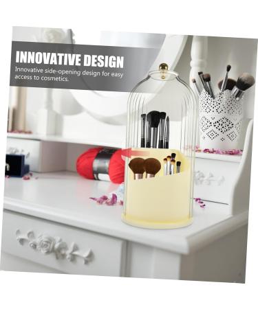 OFFSCH Eyeliner Pencil Makeup Brush Holder with Lid Cosmetics Desktop Organizer To Rotate Baby Brush Case - Buy Online on SooperMarket.com