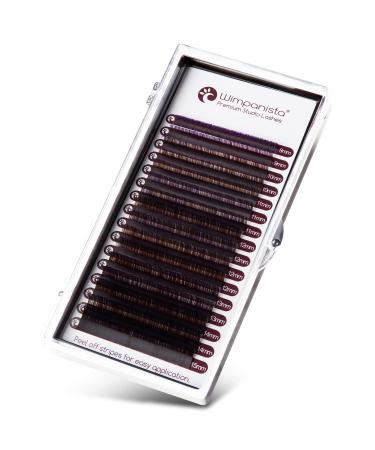 Ombr Violet Silk Eyelashes C Curl 0.07mm - 8-14mm Mix - Volume Lashes for Eyelash Extensions - 16 Strips - International Shipping - Buy Online on SooperMarket.com