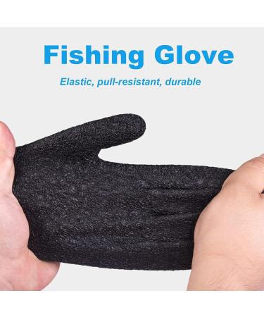 Fisherman Professional Catch Fish Gloves - Puncture Proof Anti-Slip Fishing Glove (Black) - Buy Online on SooperMarket.com