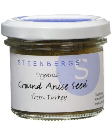 Steenbergs Organic Ground Anise Seed Powder Standard Jar 45g
