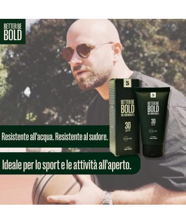 BETTER BE BOLD SPF 30 matting sun fluid for baldness and face. Sun protection with UVA and UVB filters. Waterproof absorbs quickly. Coral friendly and fragrance-free. Made in Germany - Buy Online on SooperMarket.com