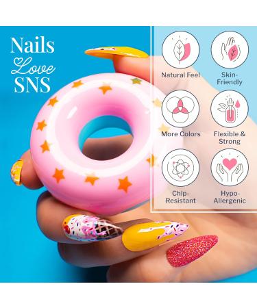 SNS Nail Dip Powder - Blue Razz (CS101) | Long-Lasting Color Low-Odor & No UV Needed - 1 oz for Perfect Nails - Buy Online on SooperMarket.com