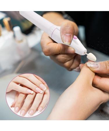 Electric P EEN Cordless Electric Nail File Manicure Peedicure Tool with 5 Nail Drill Portable Electric Nail Drill Rechargeable Electric Nail File Nail File for Nail Care Trim Polish - Buy Online on SooperMarket.com