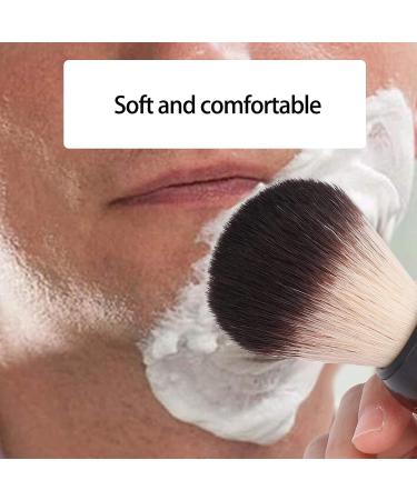 Ankroyu Handmade Razor Brush - Professional Foam Brush for Beard & Hairdressers | Soft Hair Cleansing Brush with Wooden Handle - Buy Online on SooperMarket.com