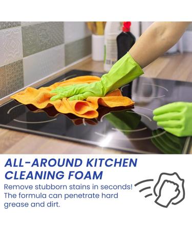 Kitchen Foam Cleaner Japanese Multi-purpose Cleaner Spray All-Round Kitchen Cleaning Foam Bubble Cleaner Foam Spray for All Kinds of Kitchen Stains (1) - Buy Online on SooperMarket.com