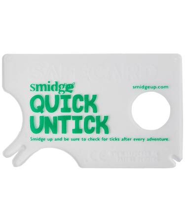 Smidge Unisex's Tick Removing Card Green one size Single