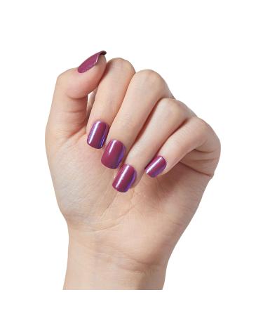 Buy KISS imPRESS No Glue Mani Press-On Nails - Dark Purple Squoval Shape - 30 Nails Included - Perfect for Easy Home Manicure - Buy Online on SooperMarket.com