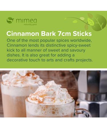 Mimea 7cm Cinnamon Sticks 500g - Premium Quality for Cooking, Distilling, Christmas Decoration, Cocktails & Garnishes - 0.5kg - Buy Online on SooperMarket.com
