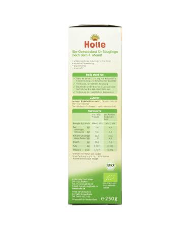 Holle Organic Baby Porridge Spelled - 250g | Gluten-Free Healthy Baby Food International Shipping - Buy Online on SooperMarket.com