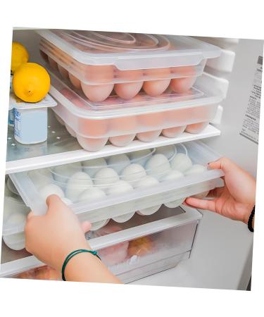 OSALADI 1pc box Container Egg Household Compartment Kitchen Preservation Holder Home Crisper Food -grid - Buy Online on SooperMarket.com