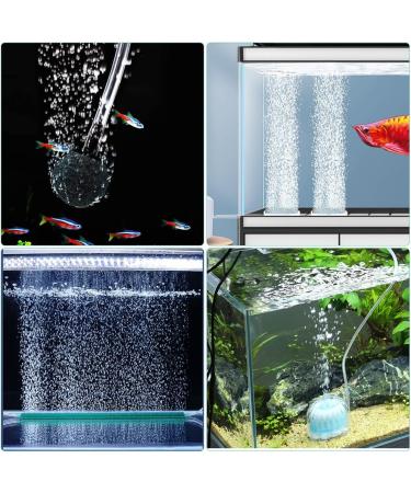 Flintronic Quiet Aquarium Air Pump - Oxygen Pump Kit with Hose & Air Stone for 5-300L Fish Tanks - Mini Rental 3W - Buy Online on SooperMarket.com