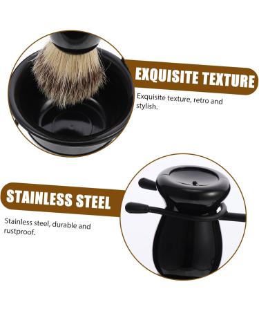 Buy 1 Set Beard Shaving Accessories - Durable Brush & Bowl for Men | Premium Shave Kit for Smooth Grooming - Buy Online on SooperMarket.com