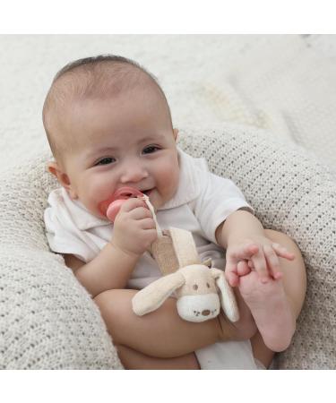 Buy 2-Pack Organic Cotton Pacifier Chains for Boys & Girls - Universal Pacifier Straps for Ages 0-36 Months | B r & Elephant Elephant-Bear - Buy Online on SooperMarket.com