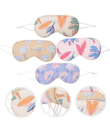 Silk Eye Sleeping Mask Set - 16 Pcs | Imitation Silk, Breathable Eye Mask Goggles for Adults | Eye Patch for Women | Silk Sleep Eye Masks for Nap and Relaxation - Buy Online on SooperMarket.com