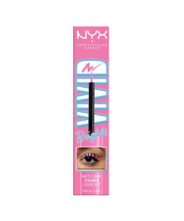 NYX Vivid Brights Liquid Liner - Don't Pink Twice 08 - Smear-Resistant Eyeliner - Buy Online on SooperMarket.com