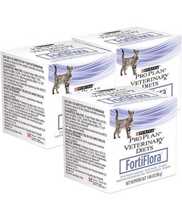 Purina 3-Pack Fortiflora Feline Nutritional Supplement for Pets