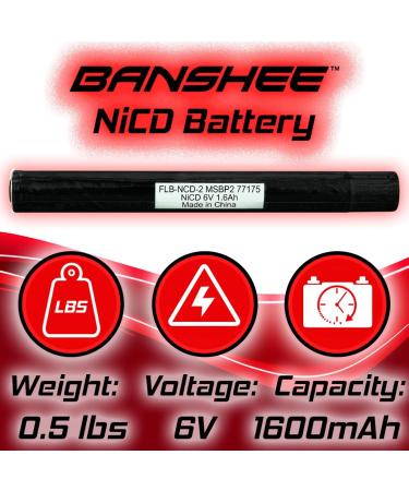 Buy NCAD 1600mAh Flashlight Battery - High Performance & Long Lasting | Fast International Shipping - Buy Online on SooperMarket.com