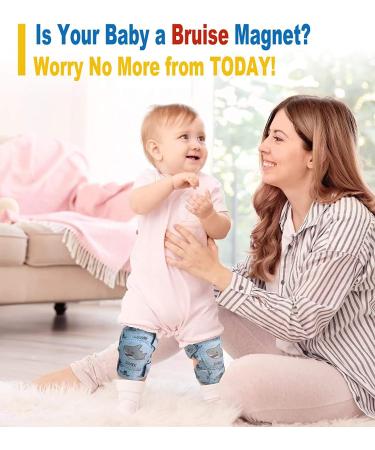 Simply Kids Baby Knee Pads for Crawling - 2 Pairs | Toddler Infant Girl Boy Unicorn Protector - Buy Online on SooperMarket.com