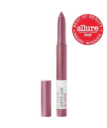 Maybelline Super Stay Ink Crayon Lipstick - Stay Exceptional Purple Beige, 8HR Longwear Matte Lip Crayon - 0.04 oz - Buy Online on SooperMarket.com