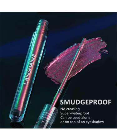WONDER Multichrome Chameleon Metallic Purple Pink Eye Shadow - High Pigmented Waterproof Glitter Shimmer Duochrome Eye Gloss Makeup - Buy Online on SooperMarket.com