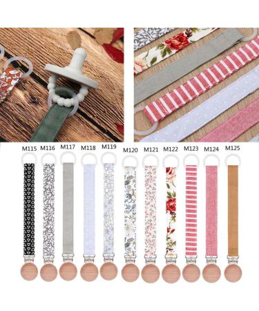 Buy Premium Cotton Linen Baby Pacifier Clip & Holder - Ideal for Infants | Durable Stylish & Safe - Buy Online on SooperMarket.com