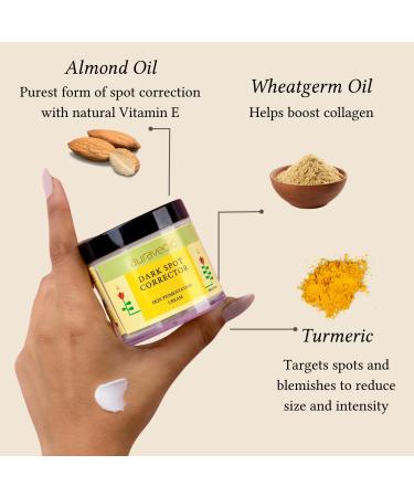 Face Cream for Spots | Ayurvedic Turmeric & Aloe Vera | Reduce Scars & Marks | Hydrating Shea Butter Moisturizer | 3.53 Oz (100g - Buy Online on SooperMarket.com