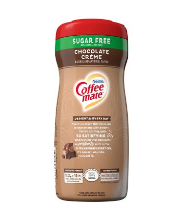 Coffee Mate Sugar Free Chocolate Creme Powder Creamer 10.2 oz | Keto-Friendly Coffee Creamer - Buy Online on SooperMarket.com