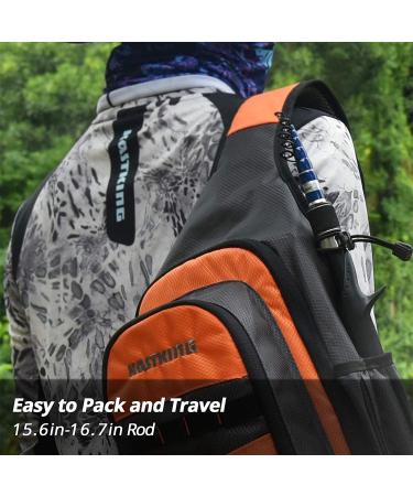 KastKing Compass Telescopic Fishing Rod Combo - 6'0 Medium Cast - Stainless Guides, Ceramic Rings, 4+1BB Reel - Easy Travel Packing to 17 - Buy Online on SooperMarket.com