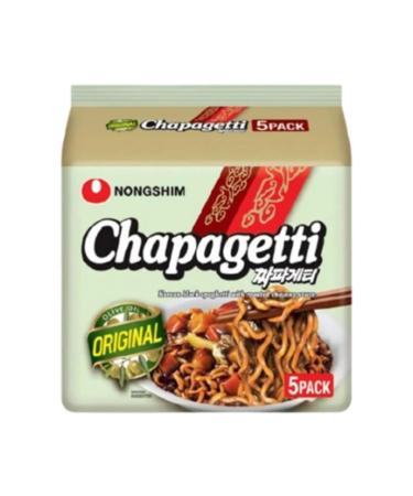 Nongshim Shin Chapaghetti 140g (Pack of 5) | Instant Korean Noodles Food