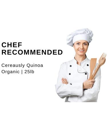 Organic Bolivian White Quinoa Bulk - 25Lbs | Restaurants & Wholesale | Non-GMO | Royal Quality - Buy Online on SooperMarket.com