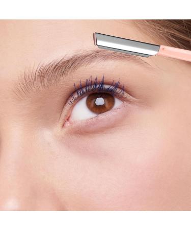4-Piece Eyebrow Razor & Facial Hair Remover Set | Multi-Purpose Dermaplaning & Cosmetic Care for Men & Women - Portable Hair Clipper - Buy Online on SooperMarket.com