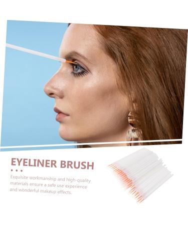 Baluue 200 Pcs Disposable Eyeliner Brush Liquid Eye Liner Beauty Tools Detail Liner Brush Nylon White - Buy Online on SooperMarket.com