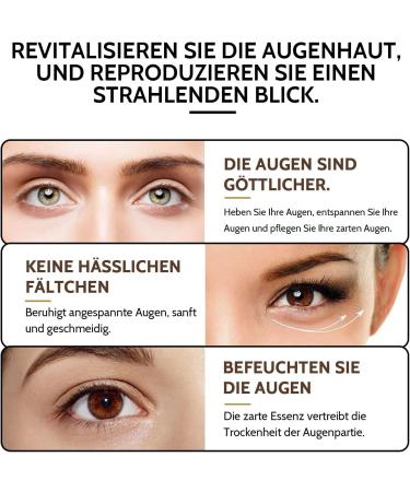 Eye Serum Against Dark Circles and Swelling Eye Care Anti-Ageing Eye Serum with Triple Effect Hyaluronic Acid - Buy Online on SooperMarket.com