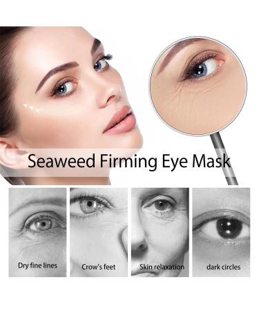 Firming Seaweed Eye Mask - 30 Pairs Gel Treatment Masks for Dark Circles & Fatigue Relief - Travel Essential for Women - Buy Online on SooperMarket.com