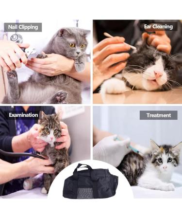 Buy Soonhua Cat Grooming Bag | Adjustable Bathing & Swimming Solution | Anti-Scratch Breathable Fur Care Pocket - Buy Online on SooperMarket.com