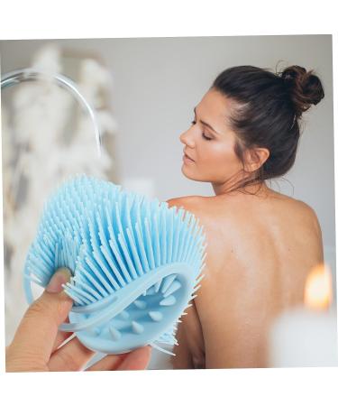 3pcs Double Sided Bath Brush Set - Baby & Body Silicone Scrubber - Buy Online on SooperMarket.com