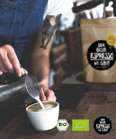 Biotiva DER Beste Espresso WO GIBT! - 250g (Beans) - Premium Organic Quality - Perfect Cream - Full-Bodied in Taste - Fresh Roast - Buy Online on SooperMarket.com