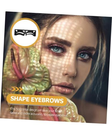 Angoily Eyebrow Design Eyebrow Card Ruler Tool Template Metal Eyebrow Ruler Positioning Ruler Make up - Buy Online on SooperMarket.com