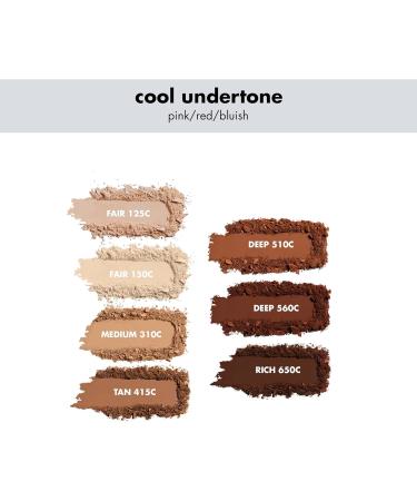 e.l.f. Camo Powder Foundation Fair 150 C - Primer-Infused, Long-Lasting Coverage - Buy Online on SooperMarket.com