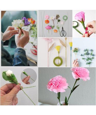 Menecor Floral Arrangement Kit - DIY Bouquet Making Tools with 24 Gauge Wire, Wire Cutter, and Tapes - Buy Online on SooperMarket.com