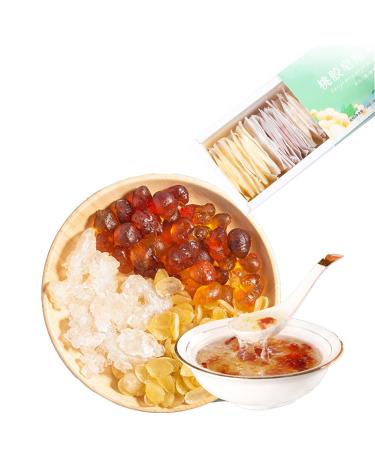 Peach Gum Honey Horn Rice Snow Yan Combination150g (30 bags) Peach Gum Combination Can be cooked with goji berries red dates rock sugar and fruits independent Package